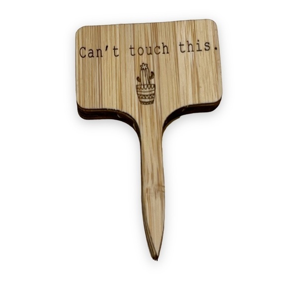 7-Pack Bamboo Engraved Funny Plant Markers - Picture 5 of 10